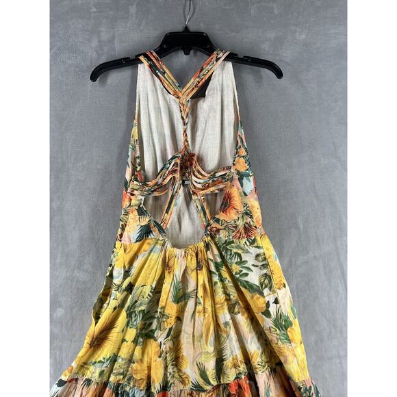 Anthropologie Pilcro Halter Tiered Maxi Dress Size Medium - Picture 8 of 10